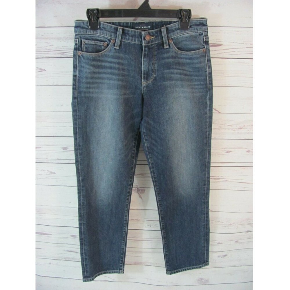 Lucky Brand Jeans Women's Size 6/28 Straight Leg Mid Rise Medium Wash NWOT